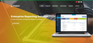 Enterprise reporting solution on FORCS new website