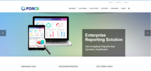 Enterprise reporting solution on FORCS old website