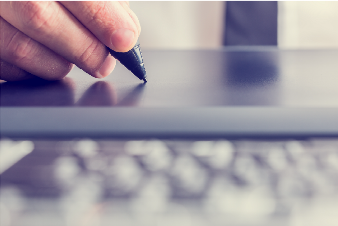 electronic-signature-or-a-digital-signature Sign electronically on a tablet
