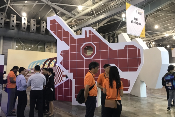 Sandbox area at Singapore FinTech Festival 2017 