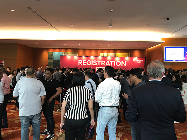 Registration area of Money 20/20 Asia 2018