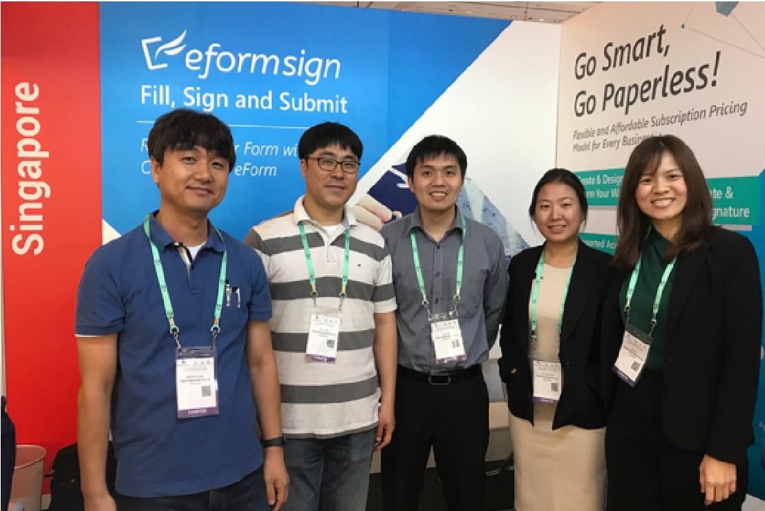 Group photo of FORCS team at ConnecTechAsia 2018