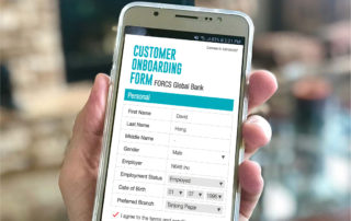 Access Customer Onboarding e-Form on mobile