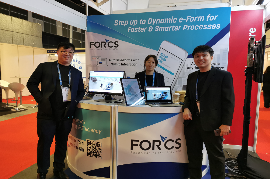 FORCS booth at Govware 2019
