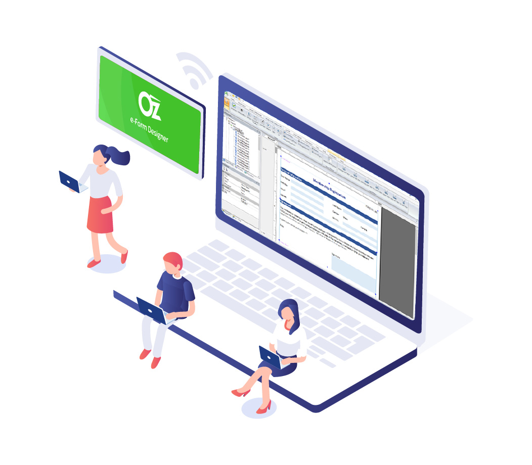 Engage your electronic forms solutions with FORCS e-Form designer Smart e-Form designer