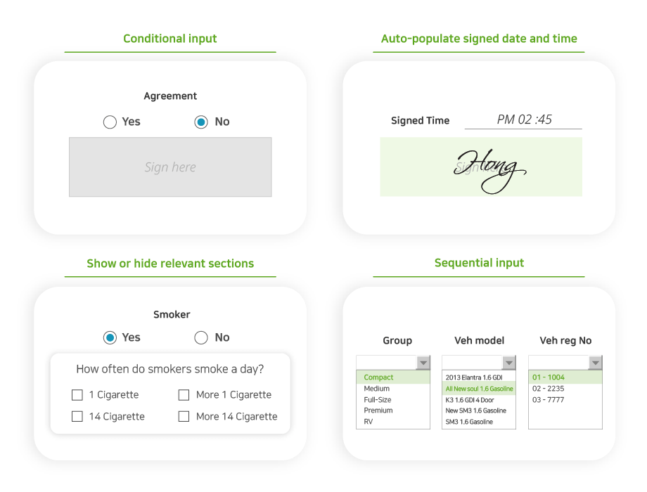 Dynamic Fillable Form