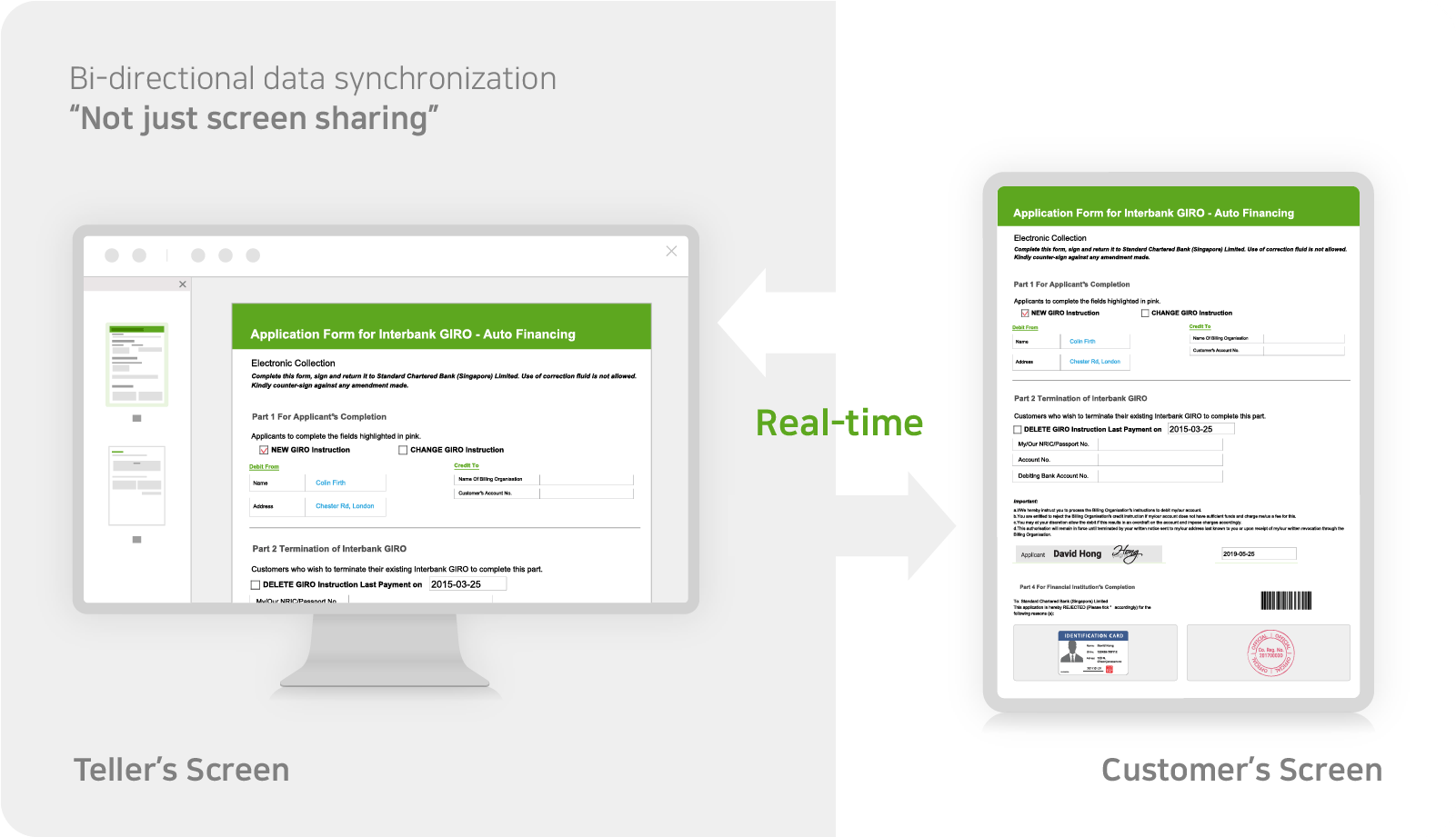 Bidirectional data synchronization in real time Bidirectional data synchronization in real time