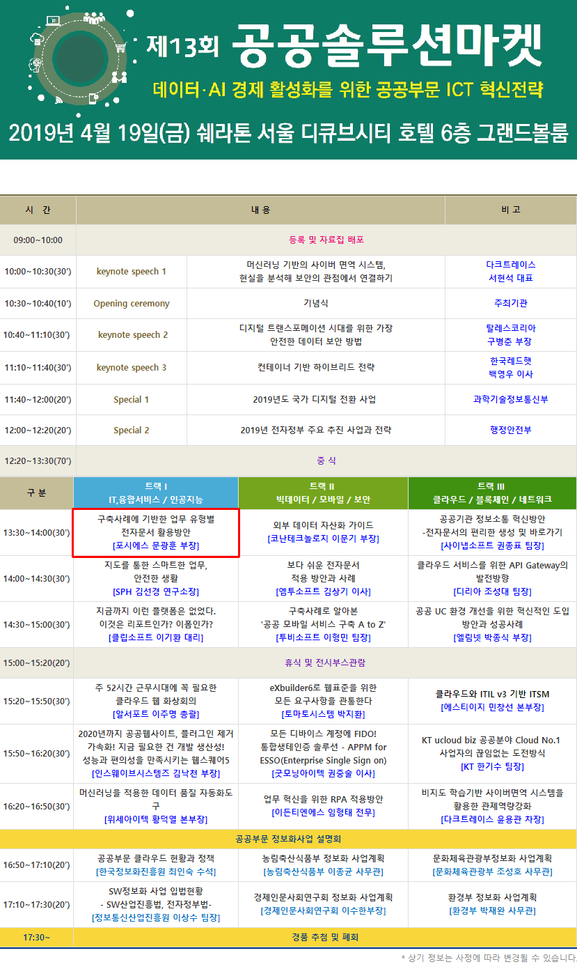 2019 공공솔루션마켓